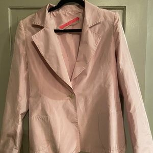 Authentic Lavender silk Emmanuel Ungaro suit
